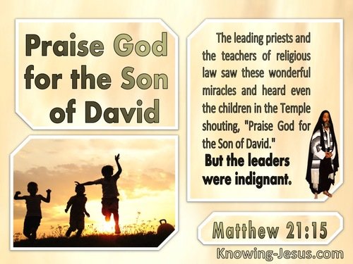 Children and the kingdom-Matthew 21-15